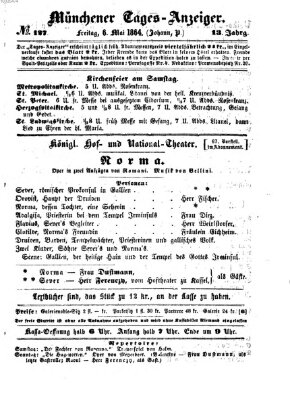 Münchener Tages-Anzeiger Freitag 6. Mai 1864