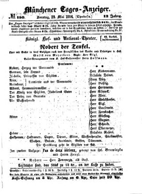 Münchener Tages-Anzeiger Sonntag 29. Mai 1864