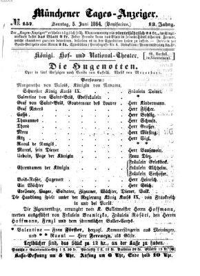 Münchener Tages-Anzeiger Sonntag 5. Juni 1864