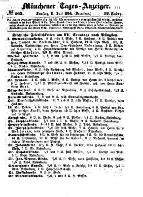 Münchener Tages-Anzeiger Samstag 11. Juni 1864