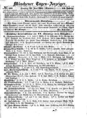 Münchener Tages-Anzeiger Samstag 25. Juni 1864