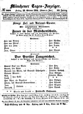 Münchener Tages-Anzeiger Freitag 28. Oktober 1864