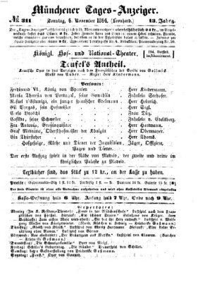 Münchener Tages-Anzeiger Sonntag 6. November 1864