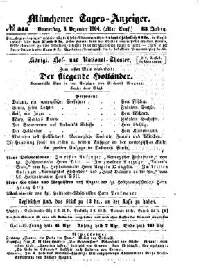 Münchener Tages-Anzeiger Donnerstag 8. Dezember 1864