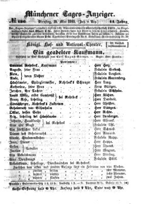 Münchener Tages-Anzeiger Dienstag 16. Mai 1865