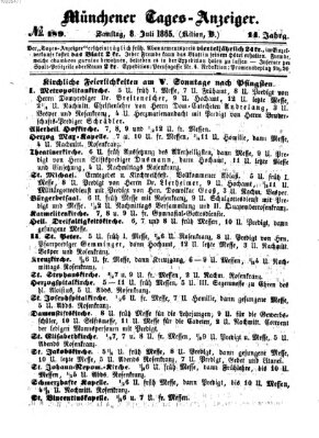 Münchener Tages-Anzeiger Samstag 8. Juli 1865