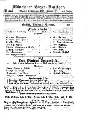 Münchener Tages-Anzeiger Donnerstag 9. November 1865