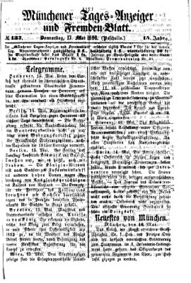 Münchener Tages-Anzeiger und Fremden-Blatt (Münchener Tages-Anzeiger) Donnerstag 17. Mai 1866