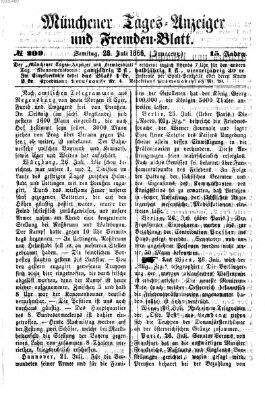 Münchener Tages-Anzeiger und Fremden-Blatt (Münchener Tages-Anzeiger) Samstag 28. Juli 1866