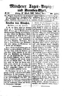 Münchener Tages-Anzeiger und Fremden-Blatt (Münchener Tages-Anzeiger) Freitag 11. Januar 1867