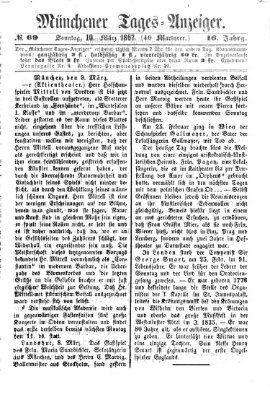 Münchener Tages-Anzeiger Sonntag 10. März 1867