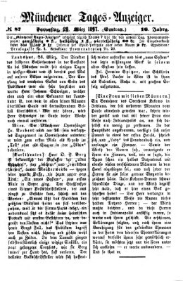 Münchener Tages-Anzeiger Donnerstag 28. März 1867