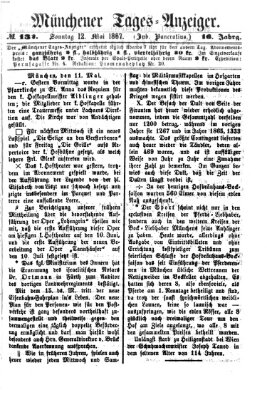 Münchener Tages-Anzeiger Sonntag 12. Mai 1867