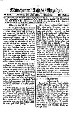 Münchener Tages-Anzeiger Mittwoch 29. Mai 1867