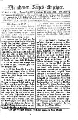 Münchener Tages-Anzeiger Freitag 31. Mai 1867