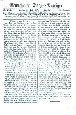 Münchener Tages-Anzeiger Freitag 5. Juli 1867