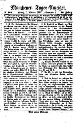 Münchener Tages-Anzeiger Freitag 11. Oktober 1867