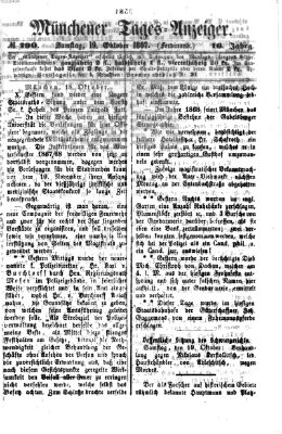 Münchener Tages-Anzeiger Samstag 19. Oktober 1867