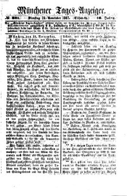 Münchener Tages-Anzeiger Dienstag 19. November 1867