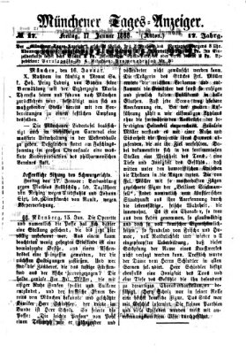 Münchener Tages-Anzeiger Freitag 17. Januar 1868