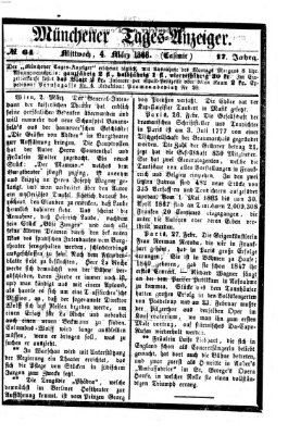 Münchener Tages-Anzeiger Mittwoch 4. März 1868