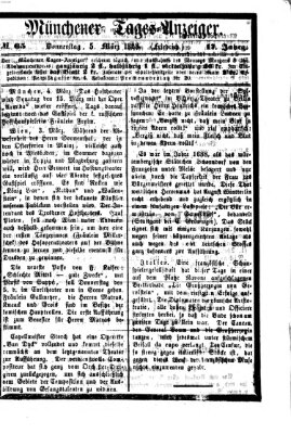 Münchener Tages-Anzeiger Donnerstag 5. März 1868