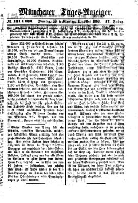 Münchener Tages-Anzeiger Montag 11. Mai 1868