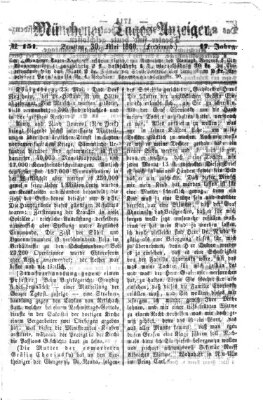 Münchener Tages-Anzeiger Samstag 30. Mai 1868