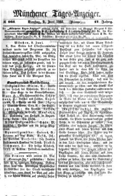 Münchener Tages-Anzeiger Dienstag 9. Juni 1868