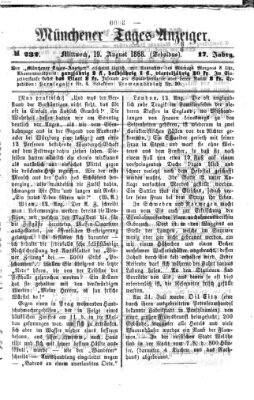 Münchener Tages-Anzeiger Mittwoch 19. August 1868