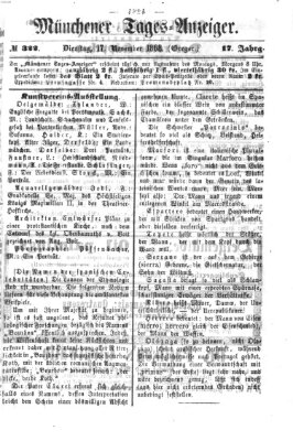 Münchener Tages-Anzeiger Dienstag 17. November 1868