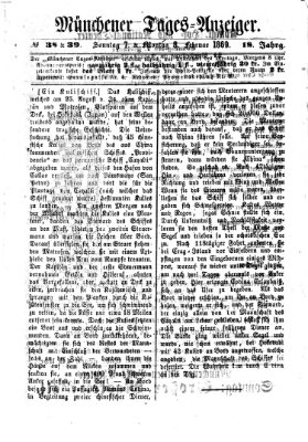 Münchener Tages-Anzeiger Montag 8. Februar 1869