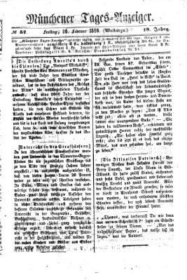 Münchener Tages-Anzeiger Freitag 26. Februar 1869