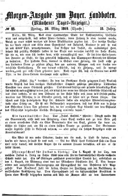 Münchener Tages-Anzeiger Freitag 26. März 1869