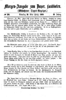 Münchener Tages-Anzeiger Dienstag 18. Mai 1869