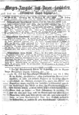 Münchener Tages-Anzeiger Montag 31. Mai 1869