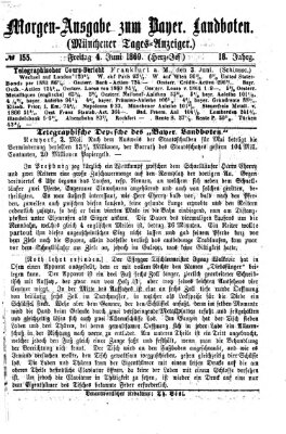 Münchener Tages-Anzeiger Freitag 4. Juni 1869