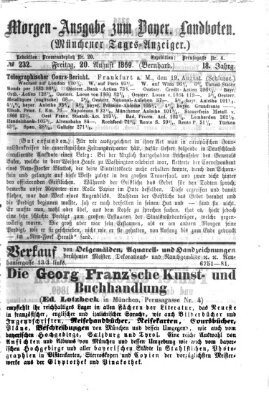 Münchener Tages-Anzeiger Freitag 20. August 1869