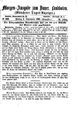 Münchener Tages-Anzeiger Freitag 3. September 1869