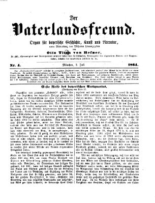 Der Vaterlandsfreund (Münchener Omnibus) Samstag 2. Juli 1864