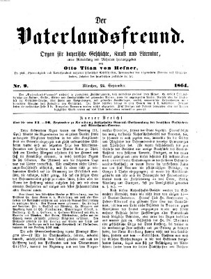 Der Vaterlandsfreund (Münchener Omnibus) Samstag 24. September 1864