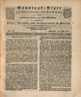 Volksfreund in Baiern (Laterna magica) Sonntag 28. Juli 1822