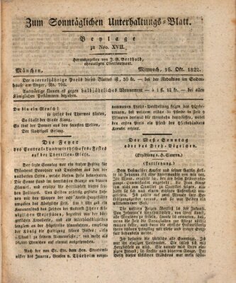 Volksfreund in Baiern (Laterna magica) Mittwoch 16. Oktober 1822