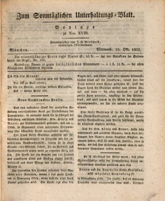 Volksfreund in Baiern (Laterna magica) Mittwoch 23. Oktober 1822