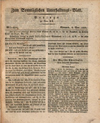 Volksfreund in Baiern (Laterna magica) Mittwoch 6. November 1822