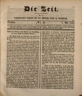 Die Zeit Dienstag 1. Mai 1832