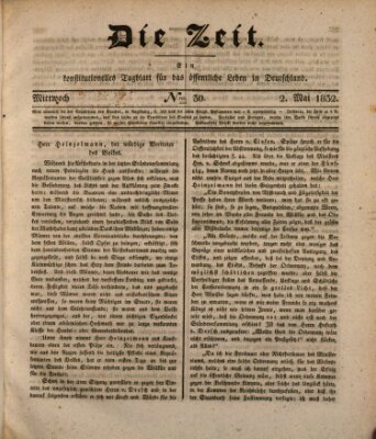 Die Zeit Mittwoch 2. Mai 1832