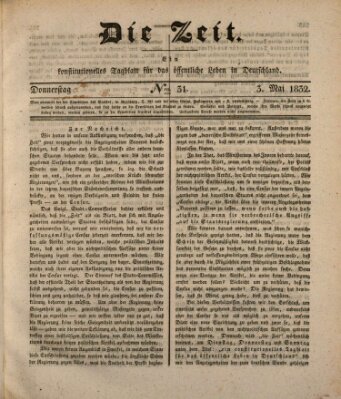 Die Zeit Donnerstag 3. Mai 1832