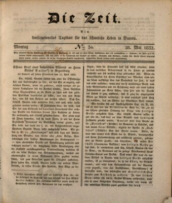 Die Zeit Montag 28. Mai 1832