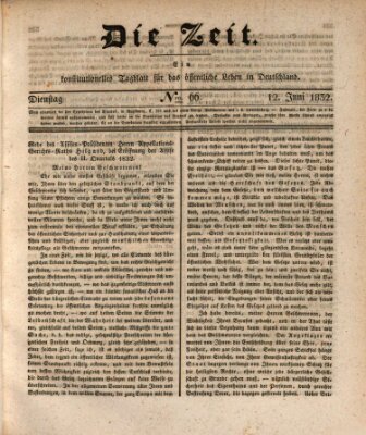 Die Zeit Dienstag 12. Juni 1832